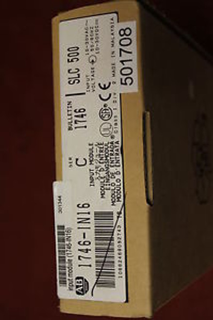 Allen Bradley 1746-IN16 Ser C Input Module New