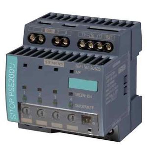 SIEMENS SITOP 6EP1961-2BA21 PSE200U 10 A SELECTIVITY MODULE 4-CHANNEL