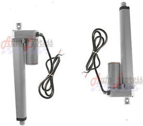 2 Water Resistant 8 inch Linear Actuator Stroke 200 Pound Max Lift 12V 24V DC
