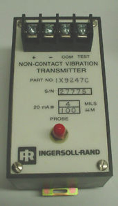 Ingersoll Rand Non Contact Vibration Transmitter Model 1X9247B