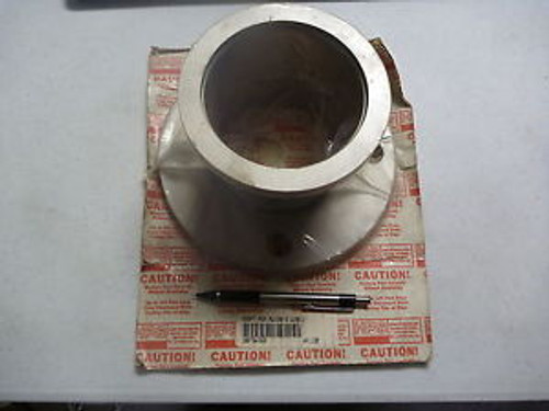 MKS 100764360, NW100 To 3 ASA Flange W/ O-ring Groove, 304 Stainless Steel