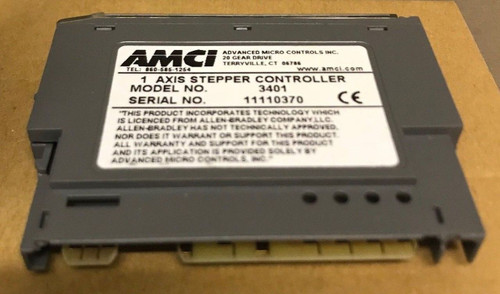 Amci 3401 Advanced Micro Controls Inc Stepper Controller Plc Module For Ab