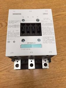 SIEMENS CONTACTOR S6 115A 21-27VUC 3POLE BAR (3RT1054-6NB36)
