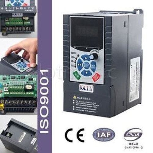 1.5KW  VFD 3Phase 400VAC Variable Frequency Drive Inverter 3.8A ISO9001