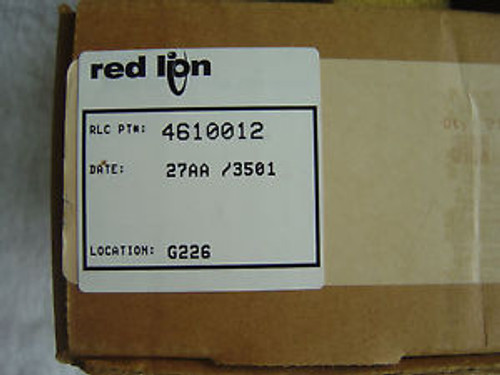New  Red Lion Controls Series 4 Rotary Pulse Generators    4610012
