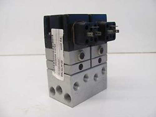 LOT OF 2 HUMPHREY N461 SOLENOID W/ HUMPHREY MC-2 SOLENOID MANIFOLD NNB