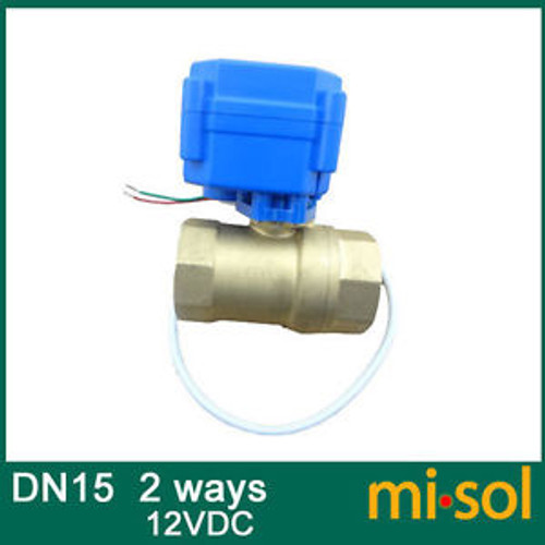 10 pcs of motorized ball valve DN15, 2 way, electrical valve