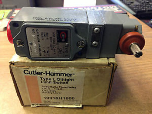 Cutler Hammer Limit Switch P/N: 10316H1600