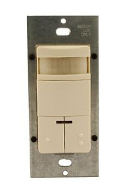 Leviton ODS0D-TDT Dual-Relay  Decora Passive Infrared Wall Switch Occupancy Sens