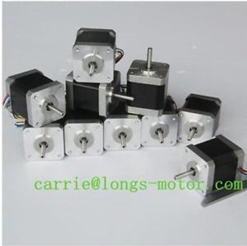 10 pcs nema 17 stepper motor 70oz.in 2.5A 4leads 3D printer 10 pcs nema 17 stepper motor 70oz.in 2.5A 4leads 3D printer