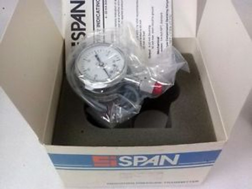 Span Instruments IPT122 316LSS VSF Type 9 Gauge, 0 to 1000psi, New