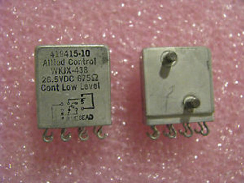 ALLIED CONTROL 496838-1 RELAY  WKJX-438  NSN 5945-00-905-9914   419415-10