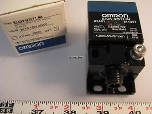 New Omron WFI Sqare 25mm Proximity Sensor E2QW-N25T1-M4