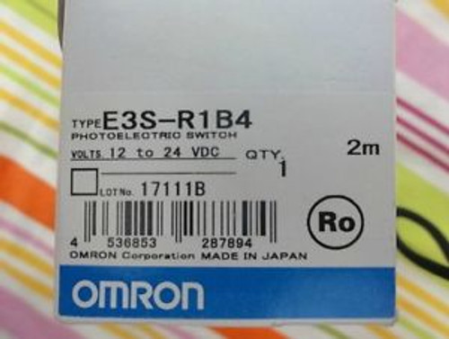 Omron Photoelectric Switch E3S-R1B4 12-24VDC New In Box