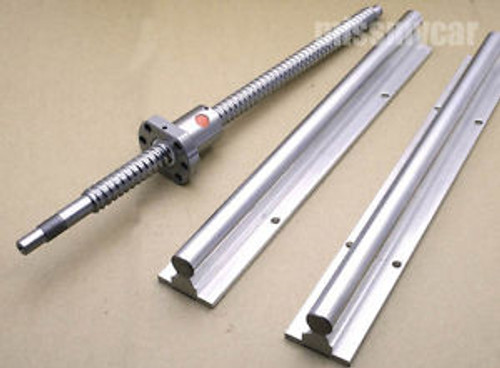 1 of ballscrew 2005 L450mm+ ballnut + 2 pcs SBR16 linear rail 625mm long(A)