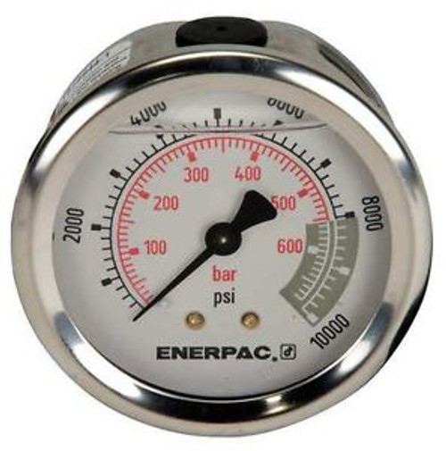 ENERPAC G2537R Pressure Gauge, 0 to 10000 psi, 2-1/2In