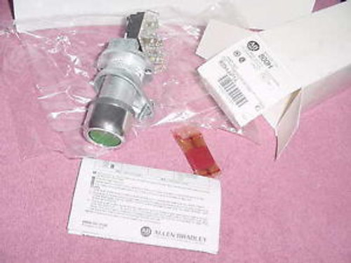 NEW ALLEN BRADLEY 800H-AP1A HEAVY DUTY GREEN PUSHBUTTON USA