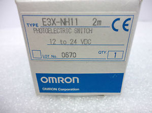 (NEW) Omron E3X-NH11 Fiber Optic Photoelectric Sensor NPN Output