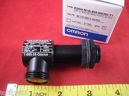 Omron E2AW-M18LS05-MN390-T1 Proximity Sensor Switch 20-230v ac dc wfi 5mm 3p New