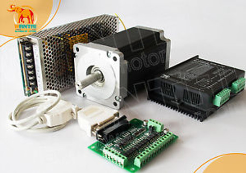 Wantai 1Axis Nema34 Stepper Motor 1232oz-in&Driver 7.8A cnc router kit hot sell