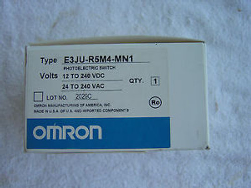 New  OMRON Photoelectric Switch    E3JU-R5M4-MN1