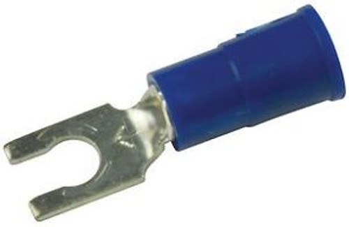 3M MV14-10FLX TERMINAL, FORK, STUD 10, CRIMP, BLUE