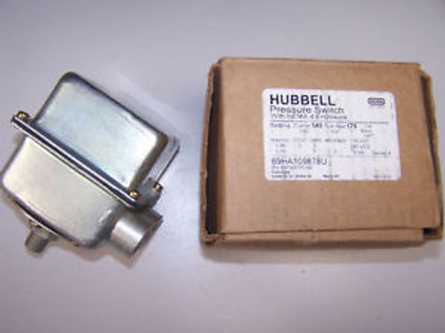 HUBBELL 69HA109878U PRESSURE SWITCH W/NEMA 4 ENCLOSURE