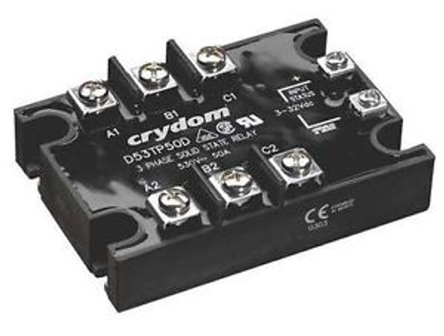 CRYDOM D53TP50D Solid State Relay 3 Phase,Input,VDC