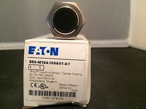 EATON E59-M18A109A01-A1 Proximity Sensor,Inductive,18mm,20-132V