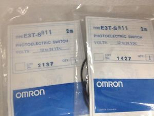 E3TSR11 x2 and E3TSR242M Omron Photoelectric switch