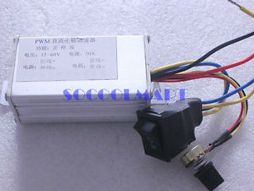 1Pcs 25W 24V 600rpm Direct Current Brush Gear Motor w 10A Speed Governor