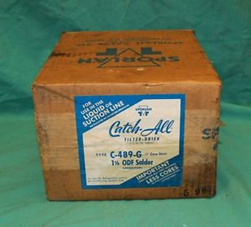 Sporlan C-489-G Catch All Filter Drier 1.125 1-1/8 ODF Solder NEW