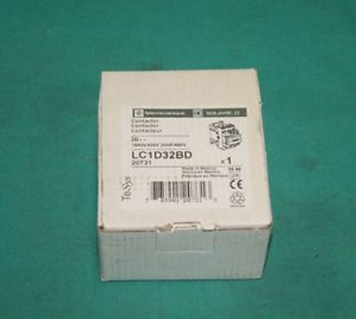 Telemecanique,  LC1D32BD, Square D Contactor Starter Relay 24V NEW