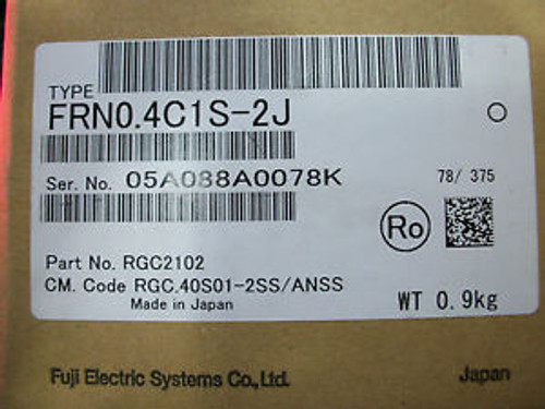 FUJI  INVERTER  FRN0.4C1S-2J  NEW IN BOX     Fast  shipping