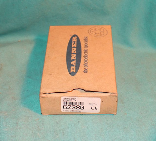 Banner D10DNFPQ Photoelectric Sensor 62380 NEW