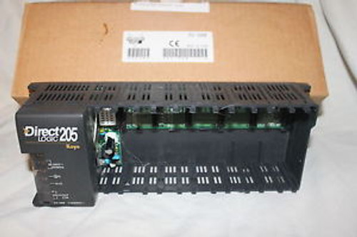 NEW AUTOMATION DIRECT LOGIC 205 D2-06B 6 SLOT BASE WITH INTERNAL P/S (B74)