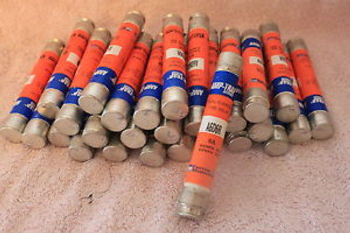 NEW LOT OF 27 FERRAZ SHAWMUT A6D6R  AMP-TRAP 2000 6A FUSES  (B136)