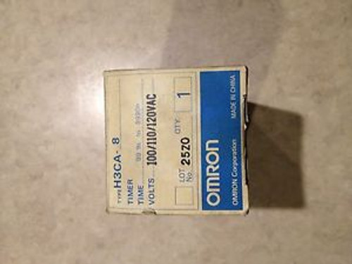 OMRON H3CA-8 100/110/120VAC TIMER NEW IN BOX