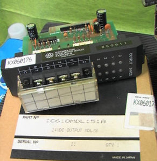 GEFanuc PLC Output Module 24 VDC 8 Circuits IC610MDL151