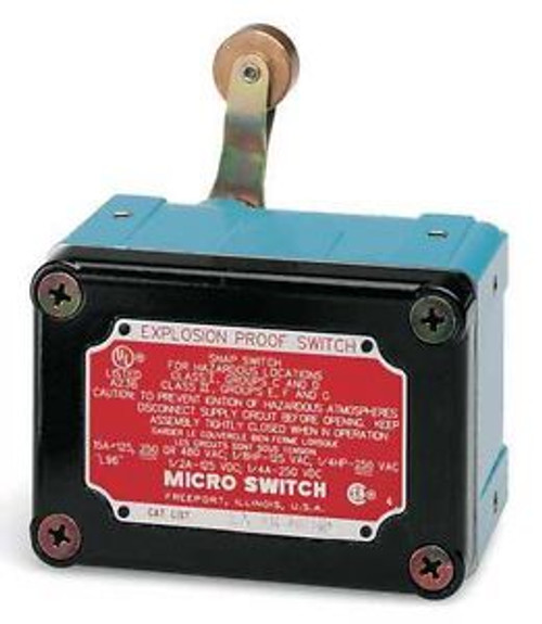 Honeywell Micro Switch Ex-Ar182 Limit Switch,Rollerlever,Spdt,Cw,Nylon