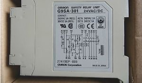 NEW IN BOX OMRON G9SA-301 24VAC/DC Safety Relay Unit