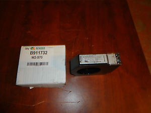 BENDER, CURRENT TRANSFORMER 10AMP 720VAC 15-400HZ CAT#W2-S70, NEW