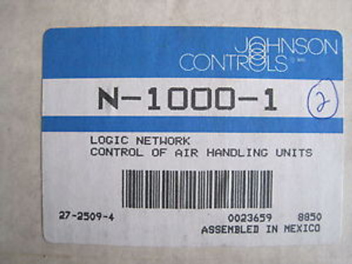 NEW JOHNSON CONTROLS N-1000-1 LOGIC NETWORK