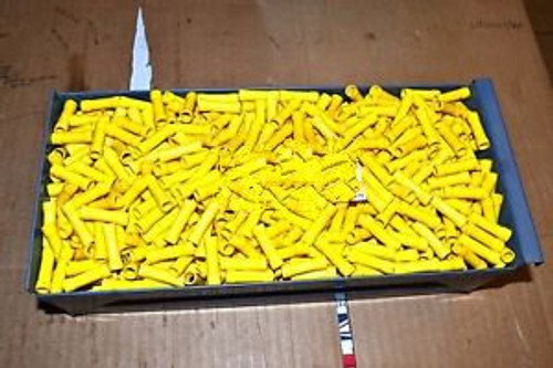 HOFFMAN FVC1210 SOLDERLESS CRIMP BUTT SPLICE CONNECTOR 12-10 YELLOW abt 1250 pcs