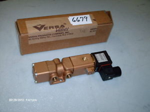 Versa Solenoid Valve P/N VSG-3301-G-HCC 1/4 NPT 110-120/50-60 40-175 PSIG (New)