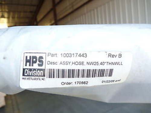 MKS HPS 100317443, NW25 X 40 Bellows, Stainless Steel