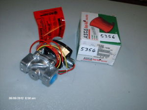 ASCO Solenoid Valve Cat #EF8215G33 2-Way 3/4 NPT 120V 125# N/O NEMA 4X (New )
