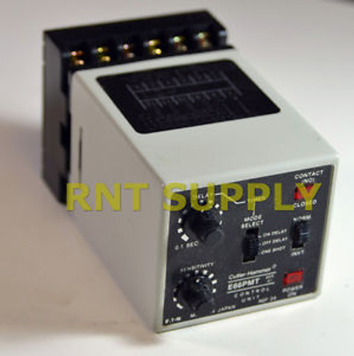 Cutler Hammer Control Unit Delay Timer Photoelectric Delay Timer E66PMT Ser A1