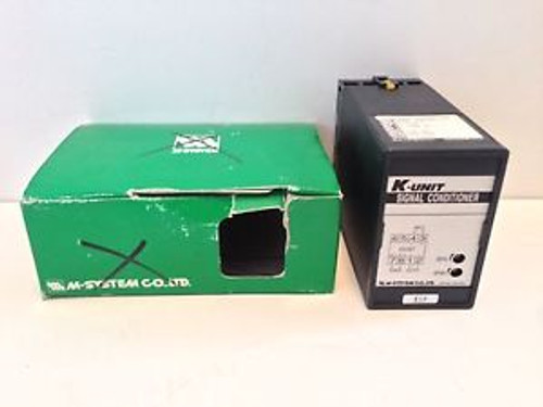 NEW M-SYSTEM K-UNIT SIGNAL CONDITIONER / LOW FREQ TRANSMITTER KSP-2A-C KSP2AC