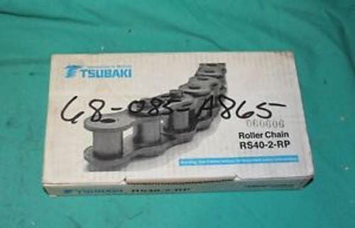 Tsubaki, RS40-2-RP, Roller Chain 240Links 10ft NEW